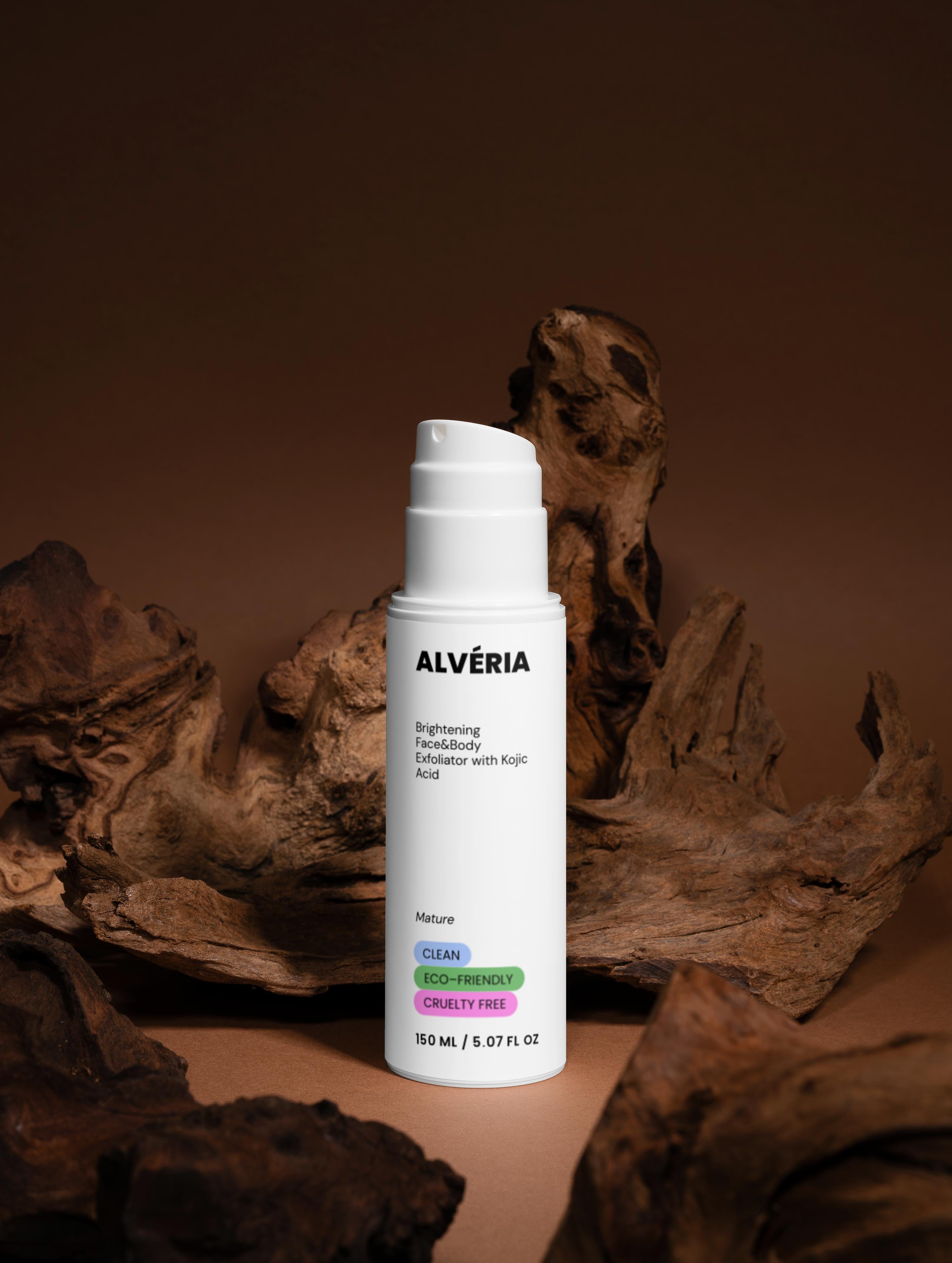 Brightening Face&Body Exfoliator with Kojic Acid